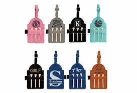 Custom Leather Golf Bag Tag