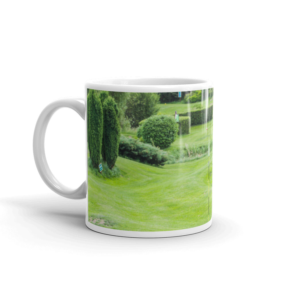 Custom Front 9 glossy mug